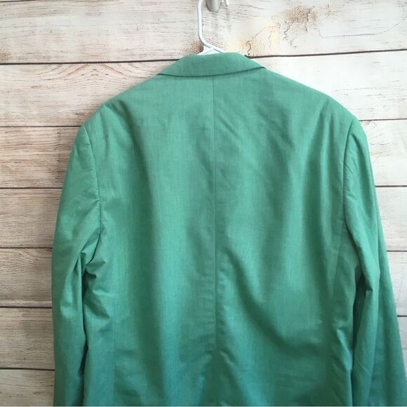 SADDLEBRED BLAZER IN MINT GREEN - Picture 6 of 9